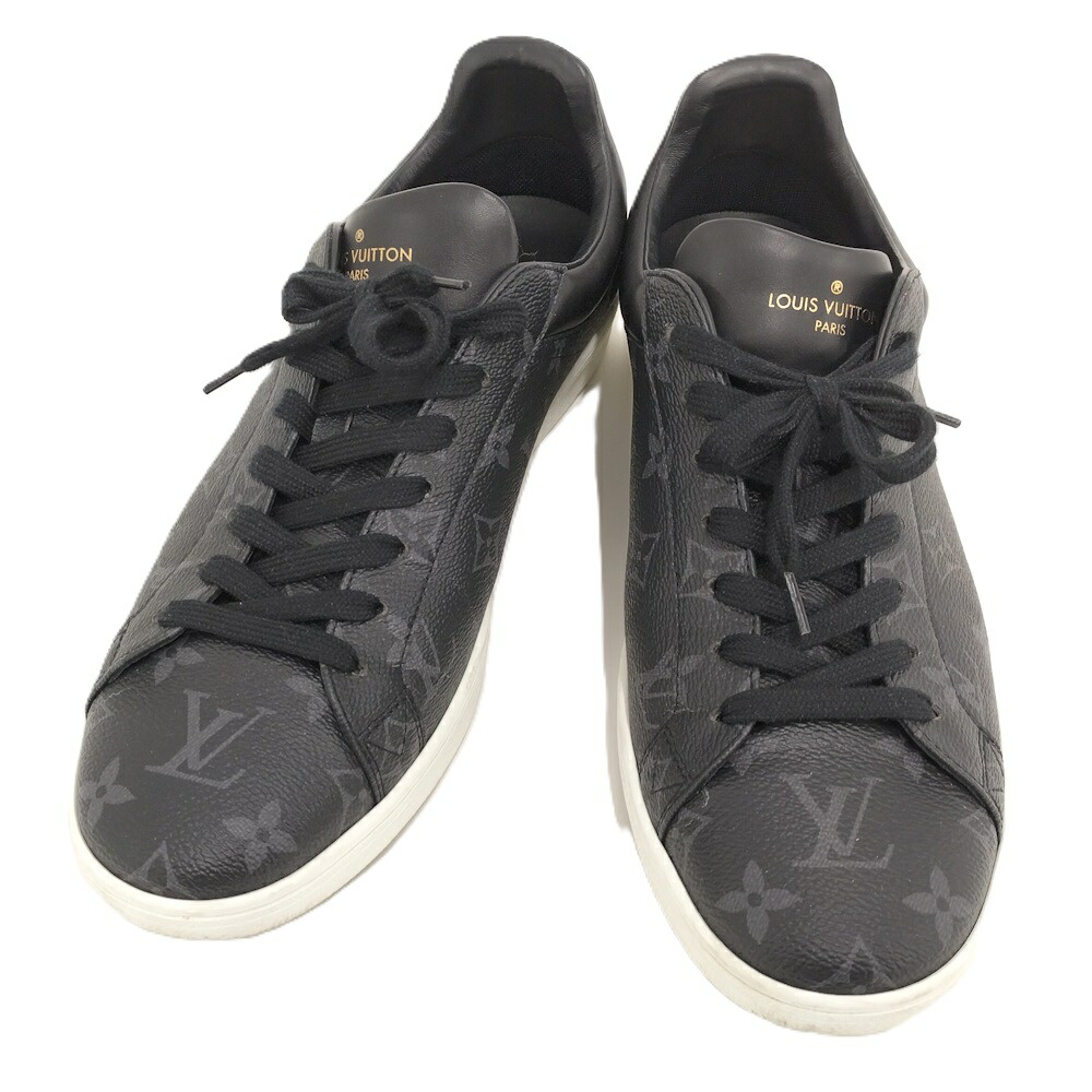 【中古】LOUIS VUITTON ルクセンブルクライン スニーカー 靴 モノグラムエクリプス メンズ 表記サイズ9|JJcollection