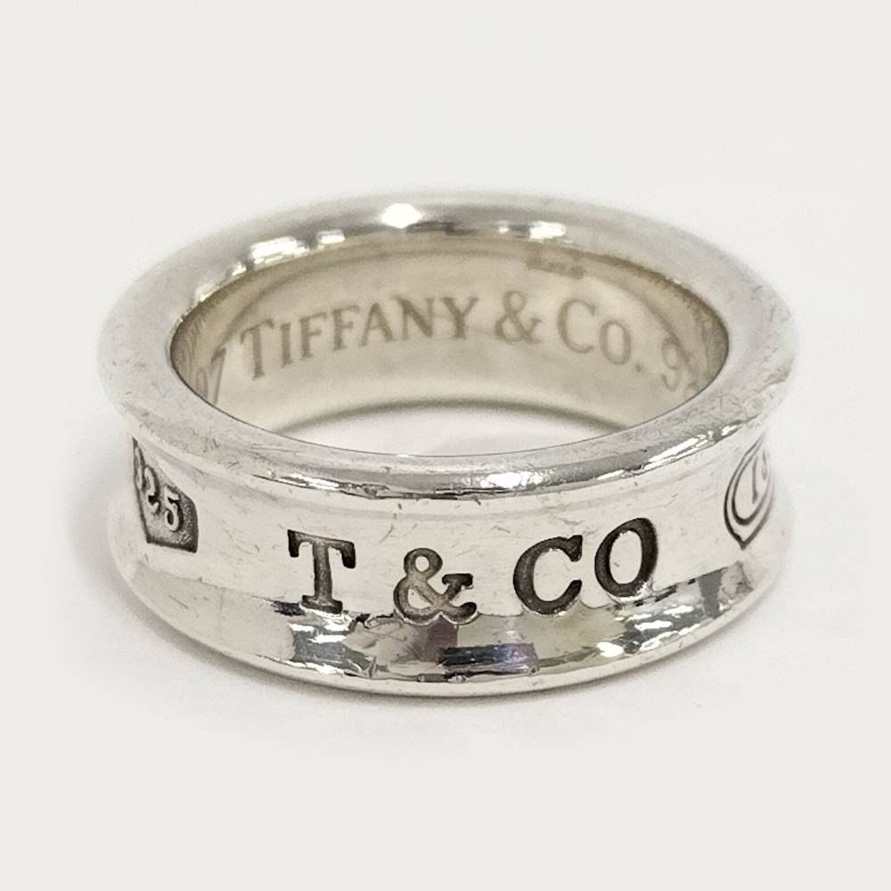 【中古】TIFFANY&Co. ナローリング 1837 シルバー SV925