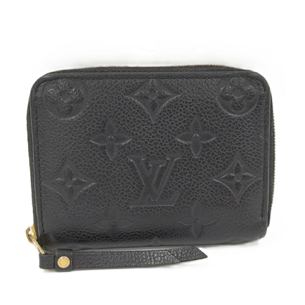 【中古】LOUIS VUITTON ジッピーコインバース アンプラント ブラック M60574 TS2138