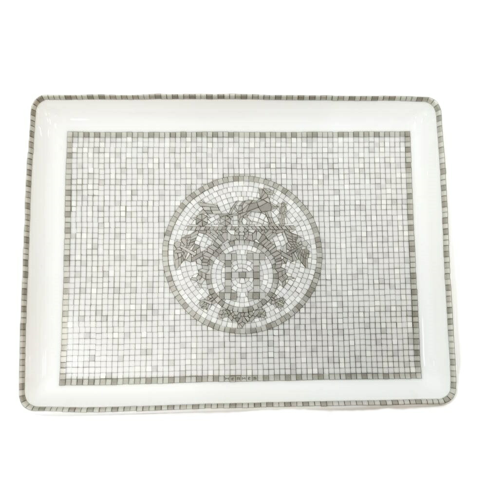 【中古】HERMES モザイクヴァンキャトル 皿 食器