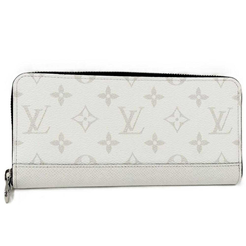 【中古】LOUIS VUITTON ジッピーウォレット ホリゾンタル ラウンドファスナー長財布 タイガラマ オプティックホワイト M14127