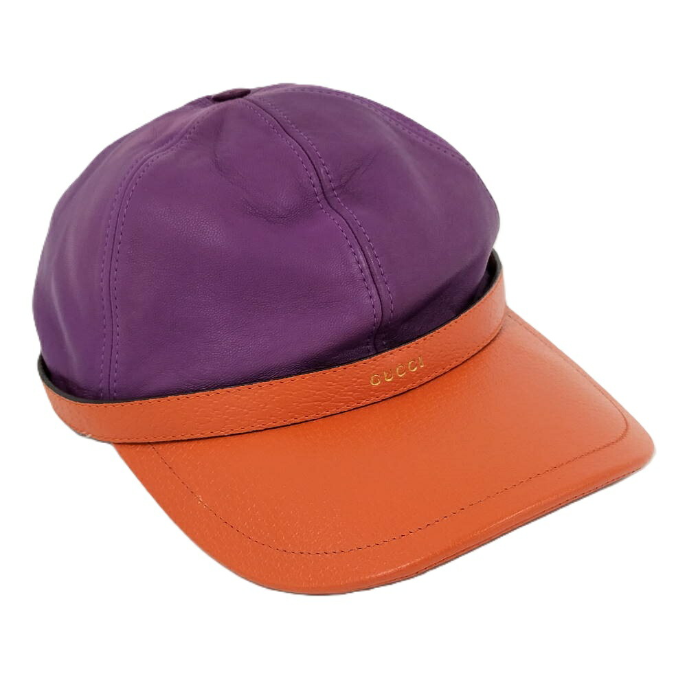 【中古】GUCCI キャップ バイカラー 728964 サイズ M|JJcollection