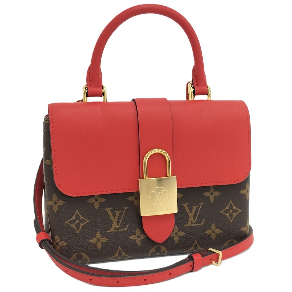 【中古】LOUIS VUITTON ロッキーBB 2WAYショルダーバッグ モノグラム コクリコ M44322