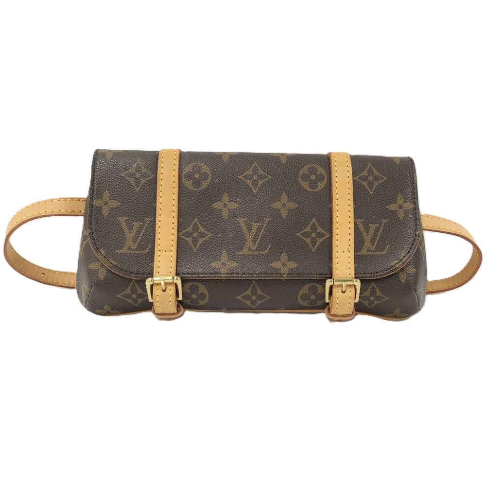 【中古】LOUIS VUITTON ポシェットマレル ショルダーバッグ モノグラム ブラウン M51159