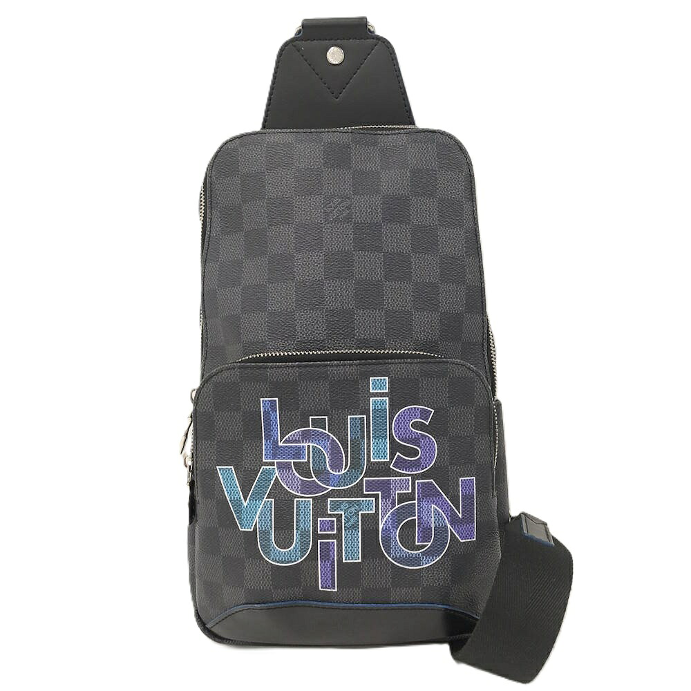 【中古】LOUIS VUITTON アヴェニュー スリングバッグ ボディバッグ ダミエ グラフィット N40274|JJcollection