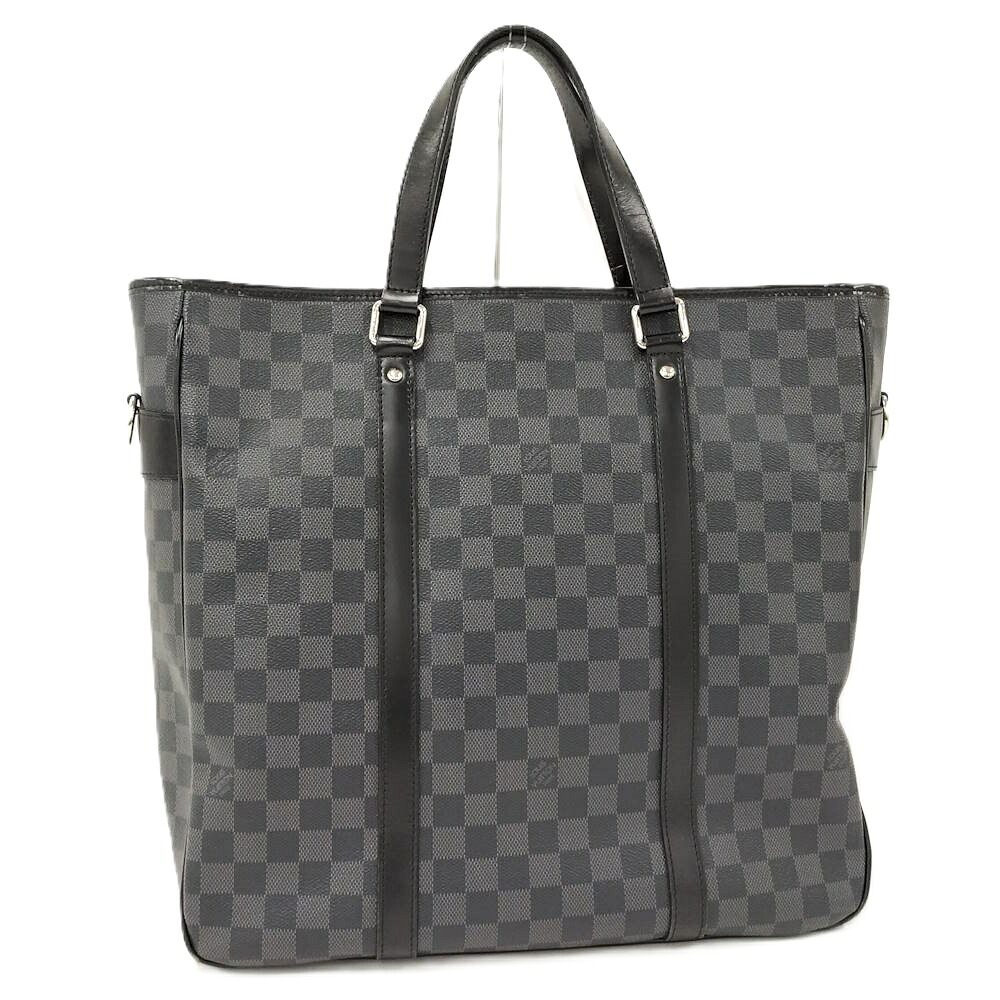 【中古】LOUIS VUITTON トートバッグ タダオ ダミエグラフィット N51192