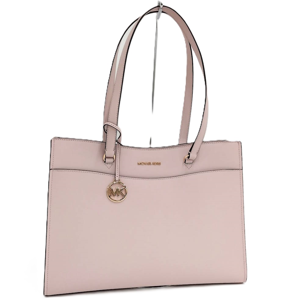 【中古】MICHAEL KORS ジェットセットトラベル ポケットトート ラージ トートバッグ サフィアーノ レザー ピンク 35F4GTVT9L|JJcollection