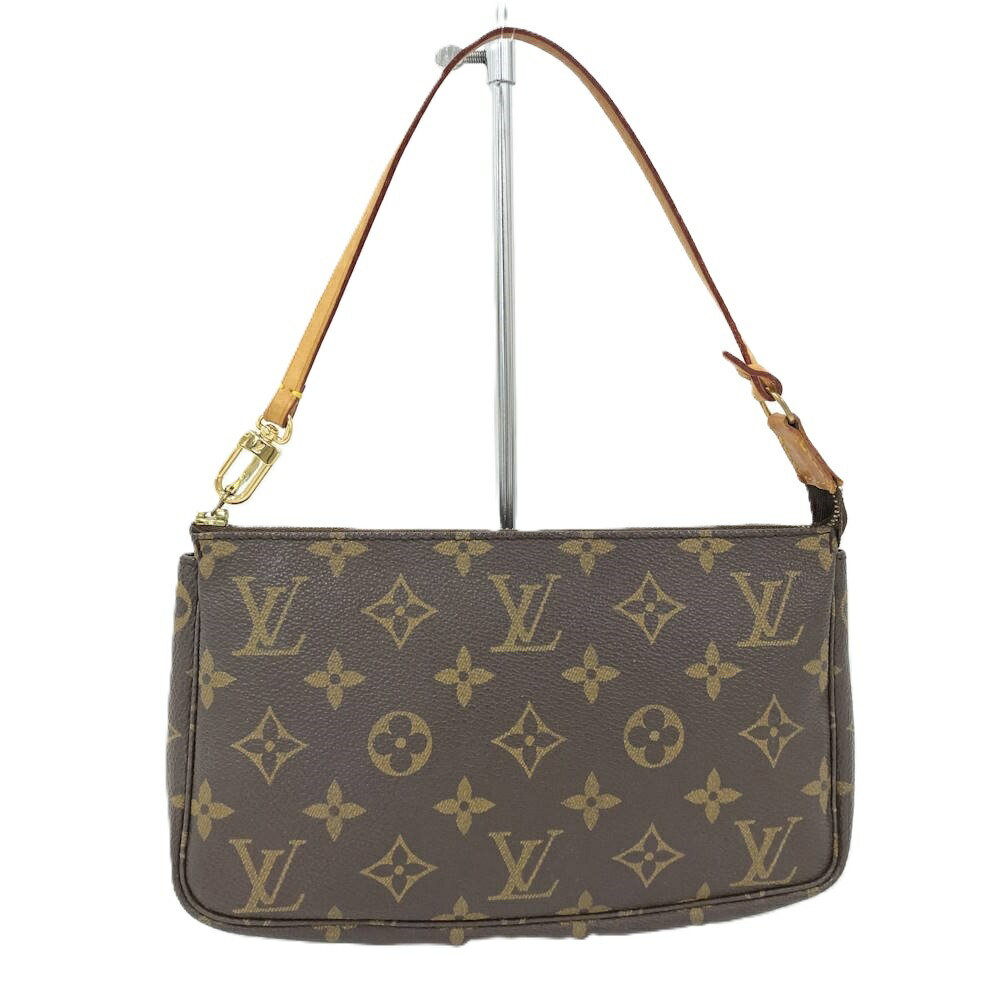 【中古】LOUIS VUITTON ポシェットアクセソワール モノグラム 車寄せ M51980