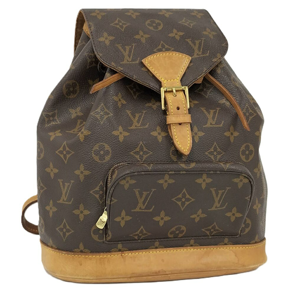 【中古】LOUIS VUITTON モン掏摸MM 背嚢 モノグラム M51136 SP0958