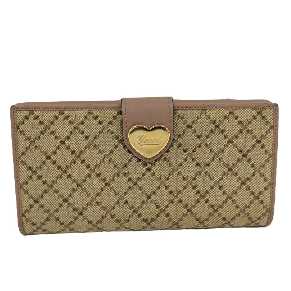 【中古】GUCCI ２つ折り長財布 GGキャンバス レザー 203550｜JJcollection