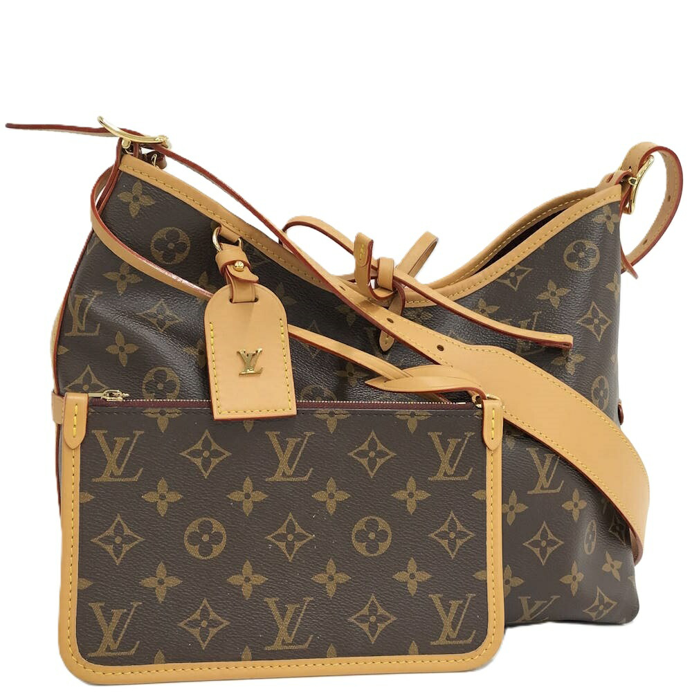 【中古】LouisVuitton キャリオール NM ショルダーバッグ 合切袋 モノグラム M46203