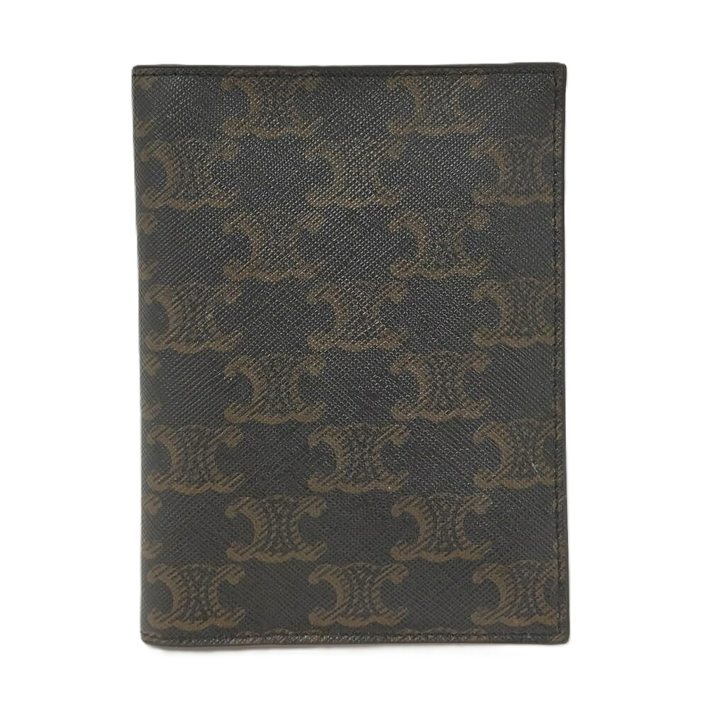 【中古】CELINE 渡航免状入れもの トリオンフ なめし革 赤銅色 4M3432AK1