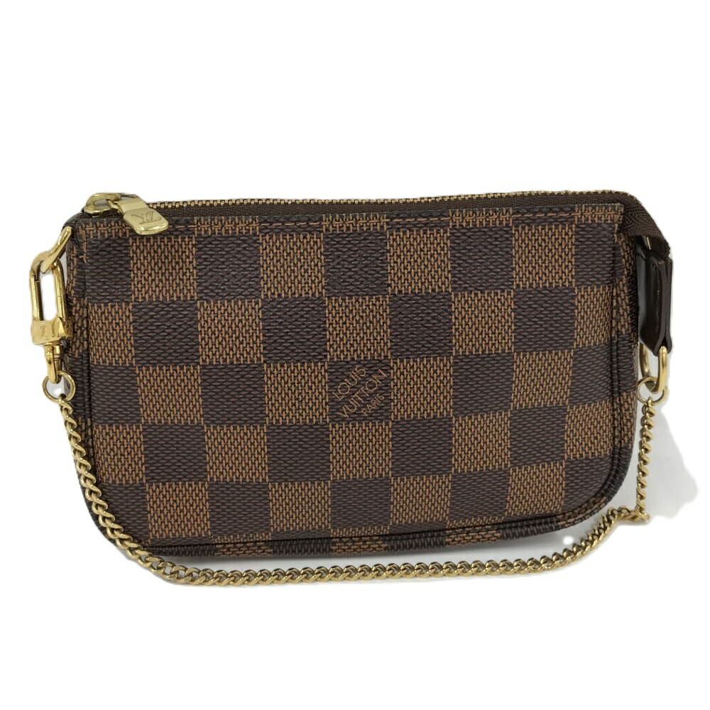 【中古】LOUIS VUITTON ミニ･ポシェット･アクセソワール ポシェット ダミエ N58009 空想科学小説4162