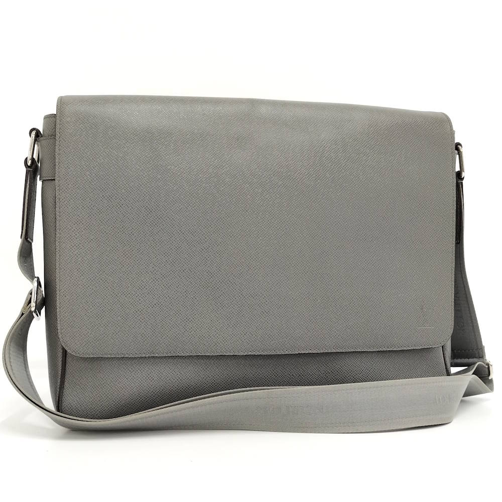 【中古】LOUIS VUITTON 人情本MM ショルダーバッグ タイガ・グラシエ M32623 FO4180