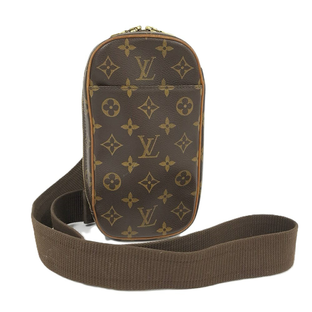 【中古】LOUIS VUITTON ポシェットガンジュ モノグラム M51870 CA1013