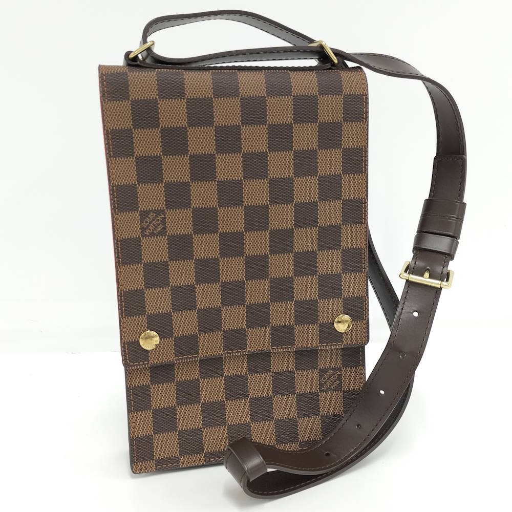 【中古】LOUIS VUITTON ポートベロー ショルダーバッグ ダミエ N45271 VI0050