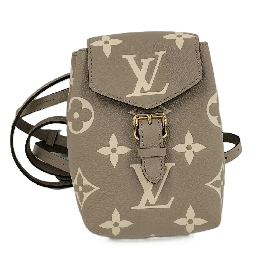 【中古】LOUIS VUITTON タイニー うしろ側容器に並べる モノグラム・アン工業プラント ベージュ系 M80738 RFID