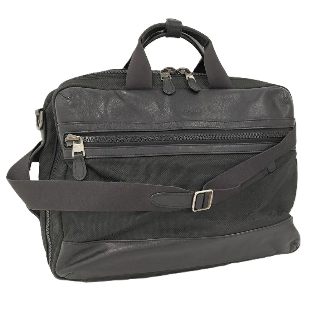【中古】COACH テレイン コンバーチブルバッグ 商行為御徒面子 ナイロン 黒いこと F59944