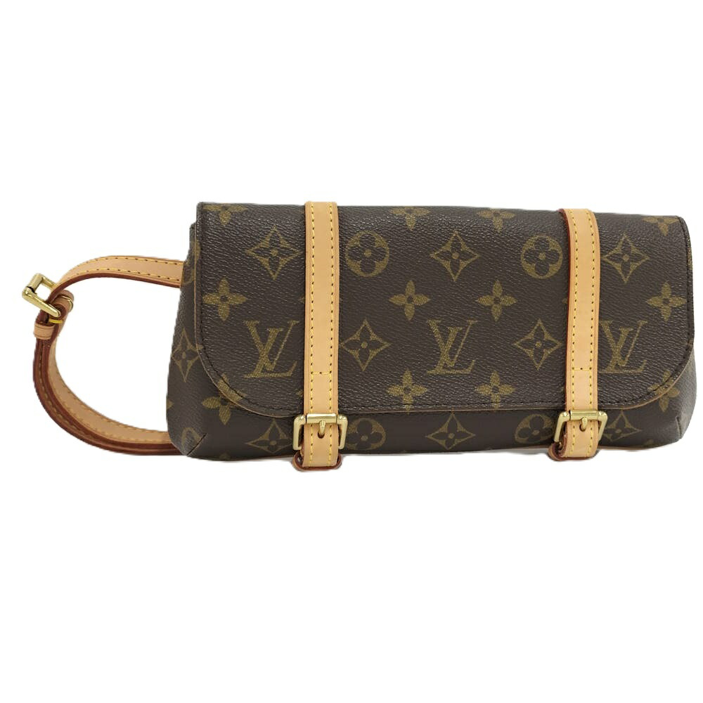 【中古】LOUIS VUITTON ポシェット・マレル 酉の方角御徒面子 モノグラム M51159 MI0085