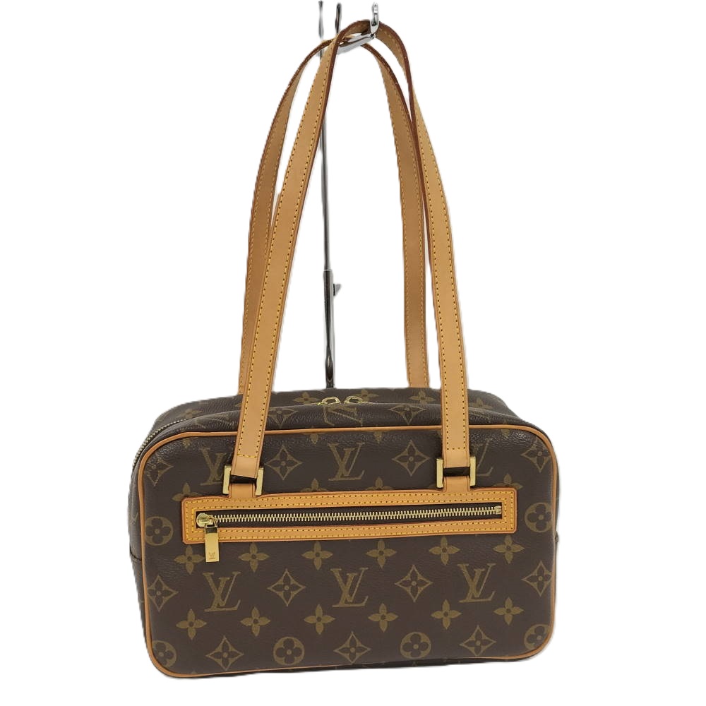 【中古】LOUIS VUITTON シテMM ハンドバック モノグラム 赤銅色 Ｍ51182