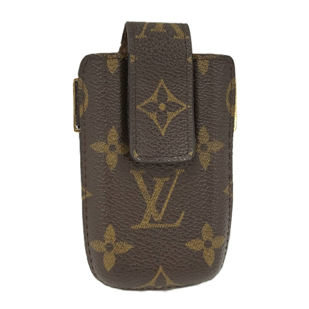 【中古】LOUIS VUITTON エテュイ 電話機国際的PM モノグラム M63064