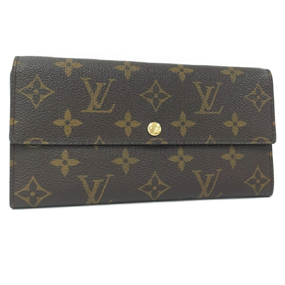 【中古】LOUIS VUITTON ポルトフォイユサラ 長銭入れ モノグラム