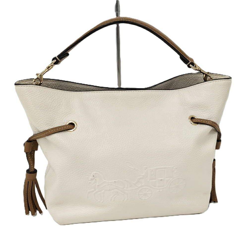 【中古】COACH アンディ 壱ショルダーバッグ 荷馬車 なめし革 G2280-CA164
