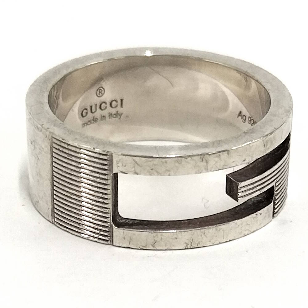 【中古】GUCCI 輪っか #15 SV925 しろがね色
