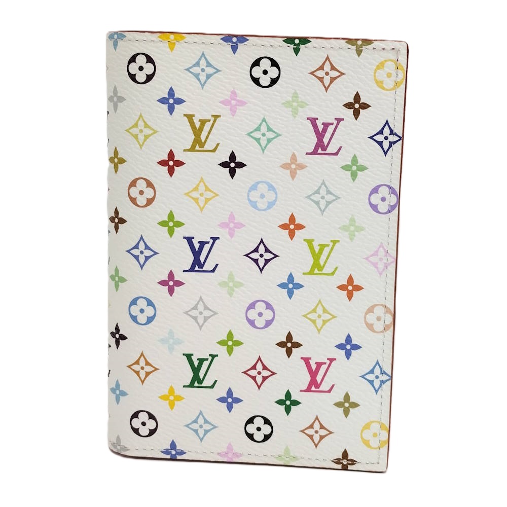 【中古】LOUIS VUITTON クーヴェルテュール 通行手形極点 NM 旅行免状取りまかなう 村上隆 共同研究 LV×TM モノグラム マルチ色つや ブロン M14178