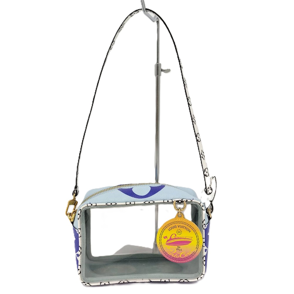 【中古】LOUISVUITTON ショルダーバッグ 砂浜車寄せ モノグラム 巨大な生物 M44722