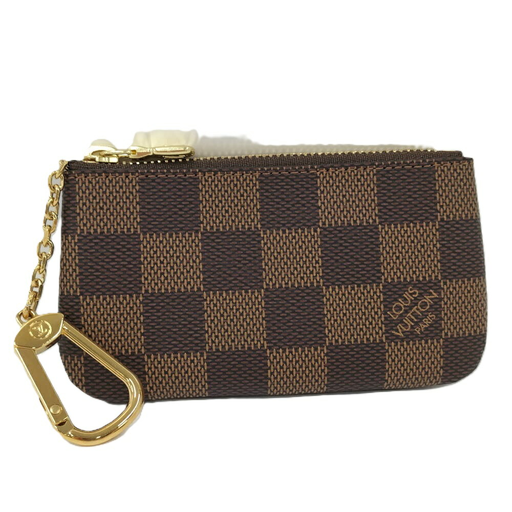 【中古】LOUIS VUITTON ポシェットクレ ダミエエベヌ M62658