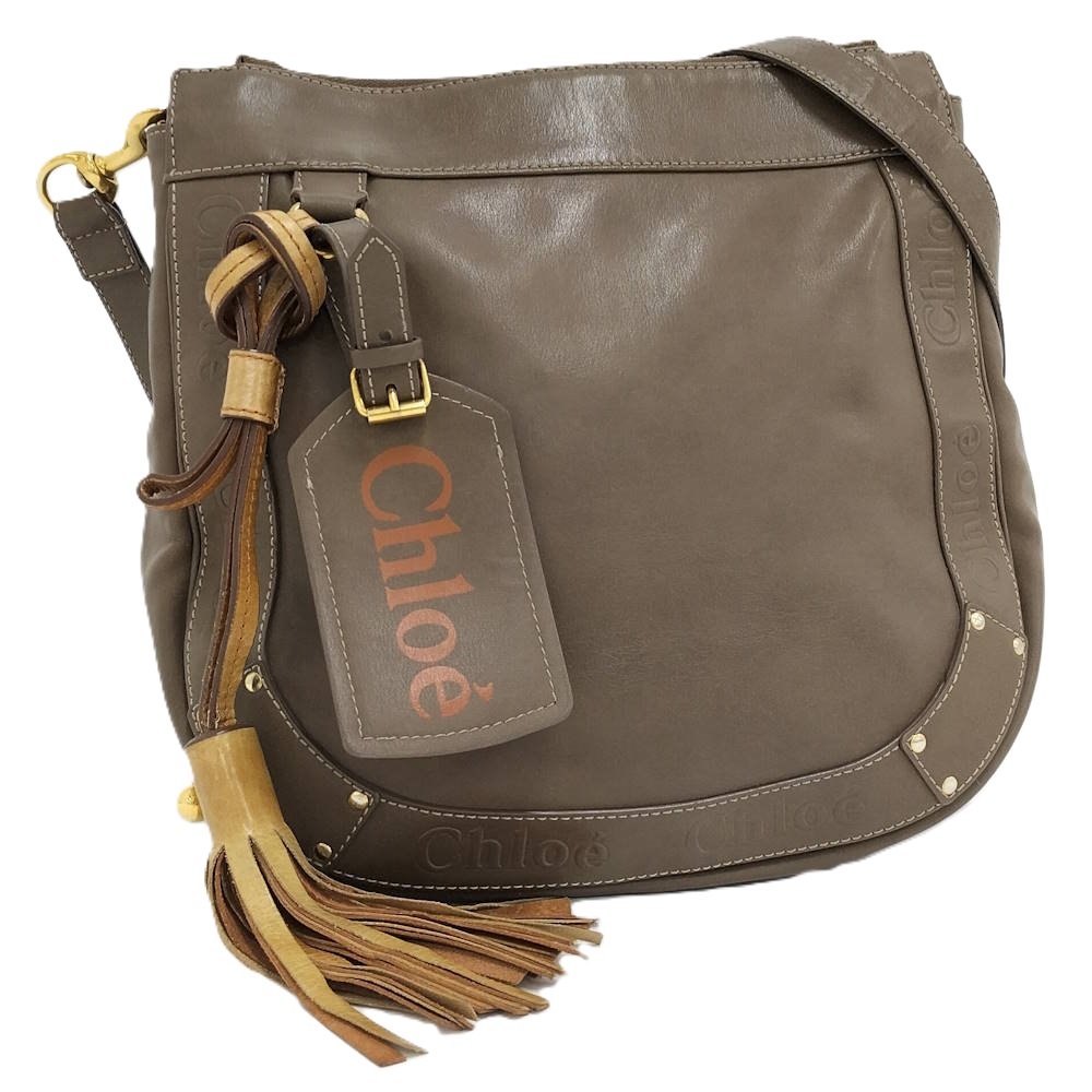 【中古】Chloe エデン ショルダーバッグ ブラウン レザー|JJcollection
