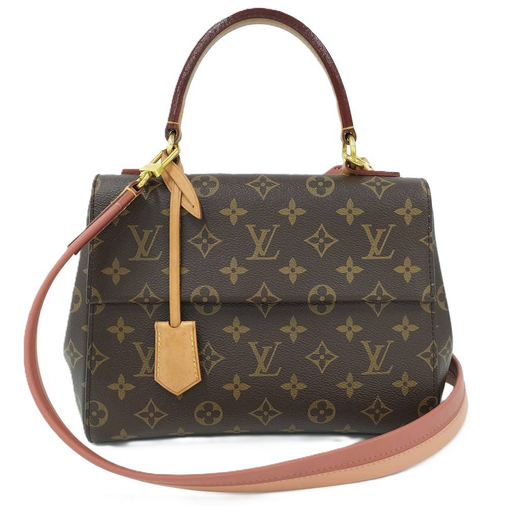 【中古】LOUIS VUITTON クリュニーBB 2WAYショルダーバッグ モノグラム M42738