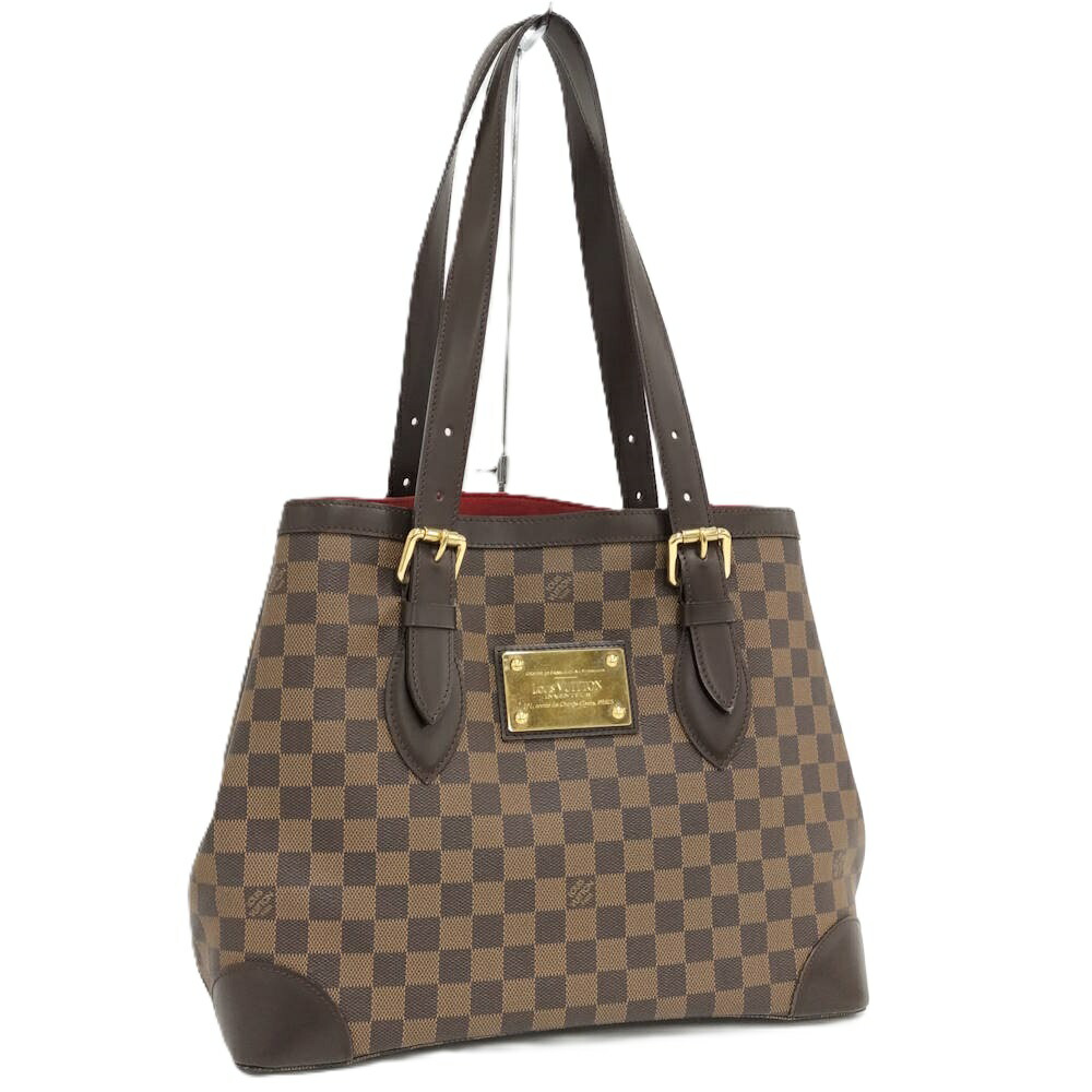 【中古】LOUIS VUITTON ハムステッドMM ダミエエベヌ N51204