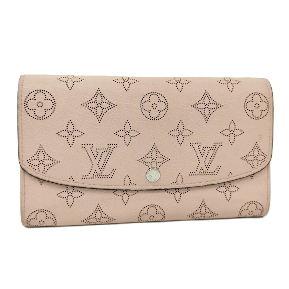 【中古】LOUIS VUITTON ポルトフォイユ イリス マヒナ マグノリア M60145