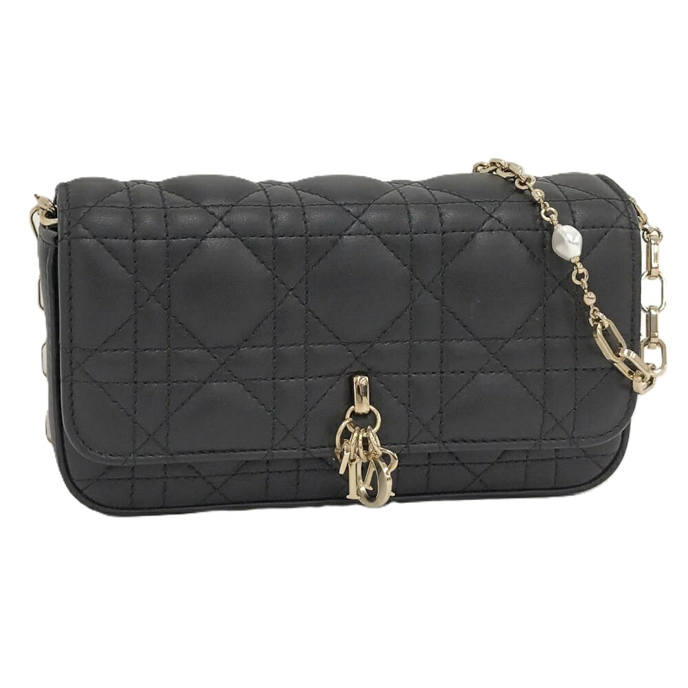 【中古】Dior マイディオール ディオールトーク 電話機御徒面子 カナージュ 子ヒツジひと肌 S0977ONMJ