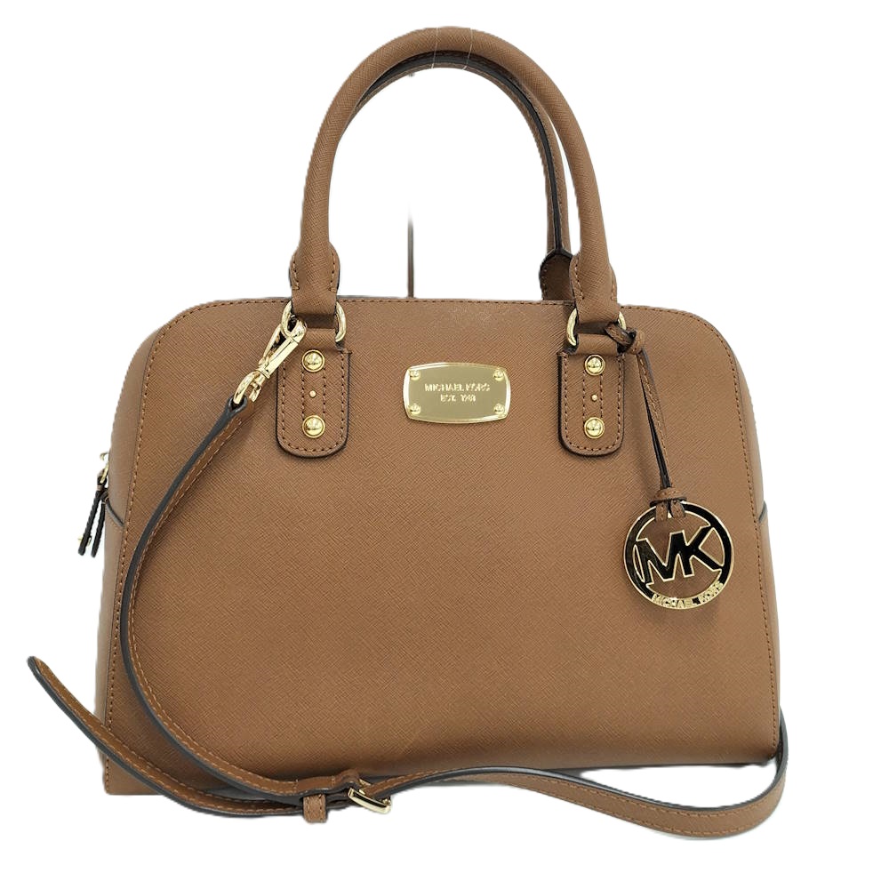 【中古】MICHAEL KORS 2WAYバッグ PVC ブラウン 35F5GSAS2L｜JJcollection