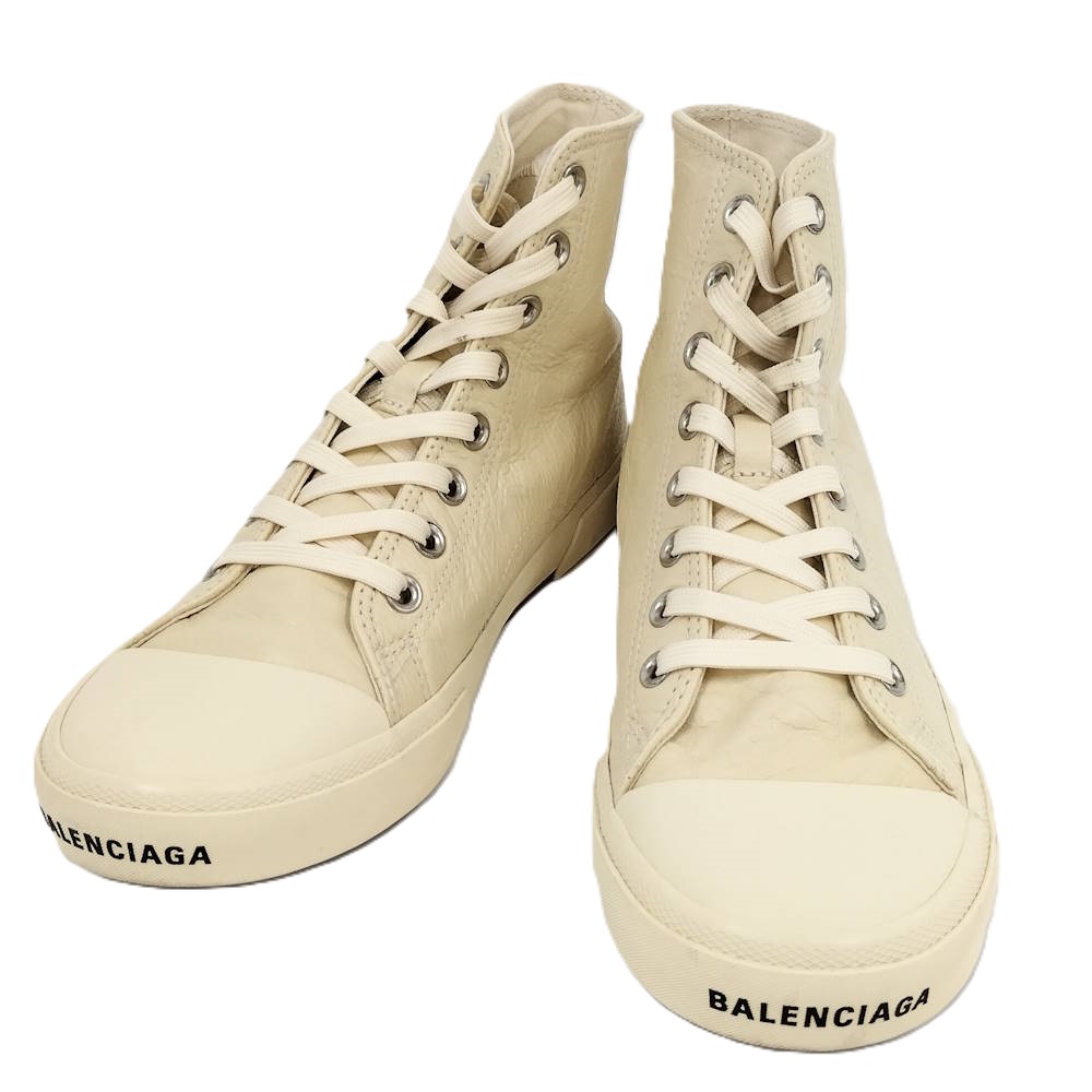 【中古】BALENCIAGA パリ ハイトップ スニーカー ハイカット ＃40 688756｜JJcollection 26,168円