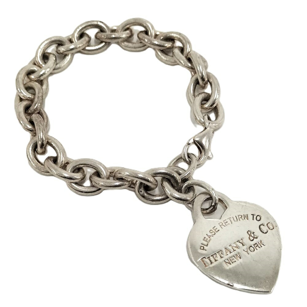 【中古】Tiffany & Co. ブレスレット リターントゥ SV925 シルバー 約39g|JJcollection