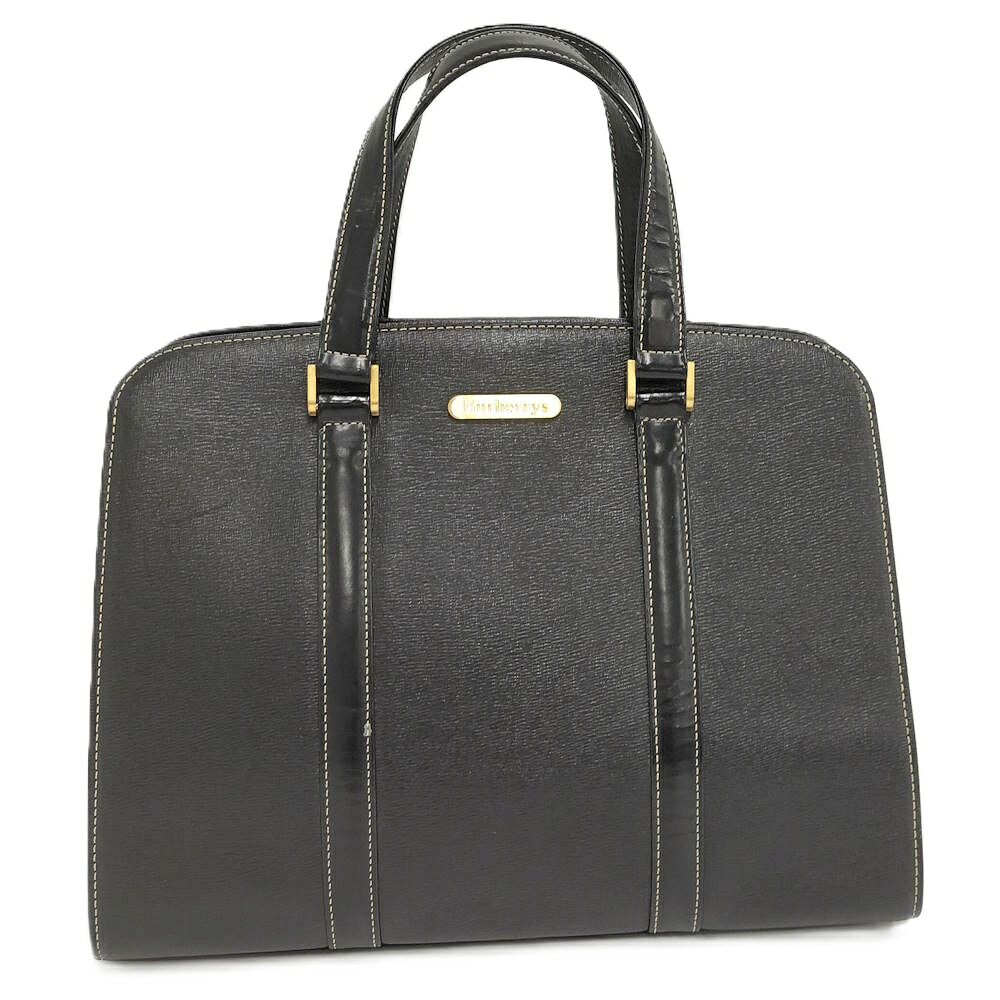 【中古】BURBERRY ハンドバッグ レザー ブラック｜JJcollection