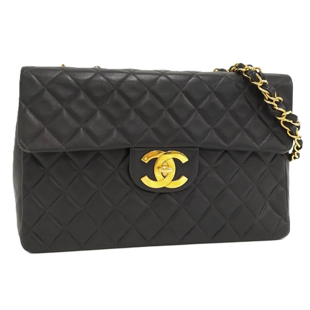 【中古】CHANEL デカマトラッセ34 ラムスキン ゴールド金具 A01094|JJcollection