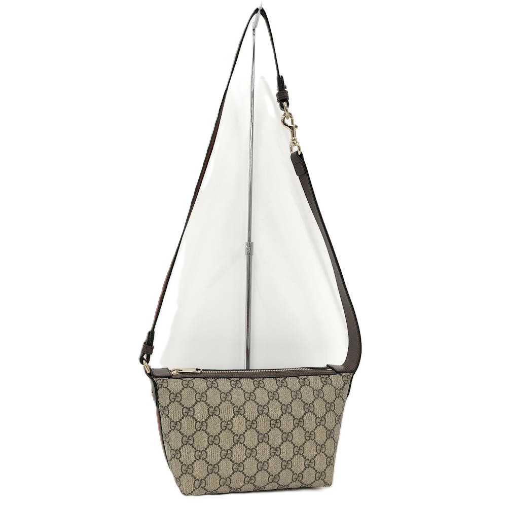 【中古】GUCCI オフィディア ショルダーバッグ GGスプリーム PVC×レザー ブラウン系 838477|JJcollection