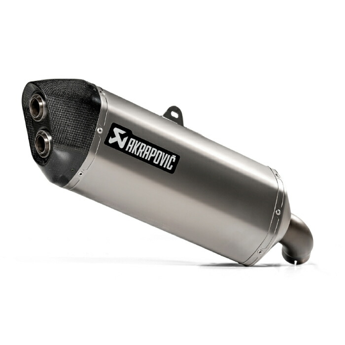 Vストローム650 アクラポビッチ　AKRAPOVICチタンマフラー　17〜 AKRAPOVIC 直送品 アクラポビッチ レーシングライン チタニウム