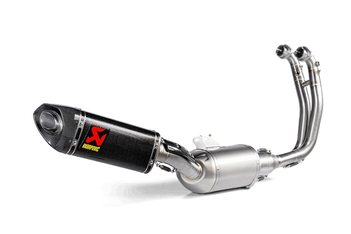 直送品 アクラポビッチ レーシングライン カーボン EC/ECE アプリリア RS660(21-22) TUONO 660(21-22) AKRAPOVIC APRILIA S-A6R4-HAPC｜バイク用品の車楽