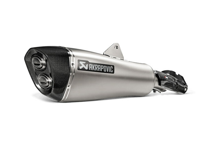 直送品 アクラポビッチ スリップオンライン チタン EC/ECE BMW R1250RT (19-23) AKRAPOVIC BMW S-B12SO21-HALAGT｜バイク用品の車楽