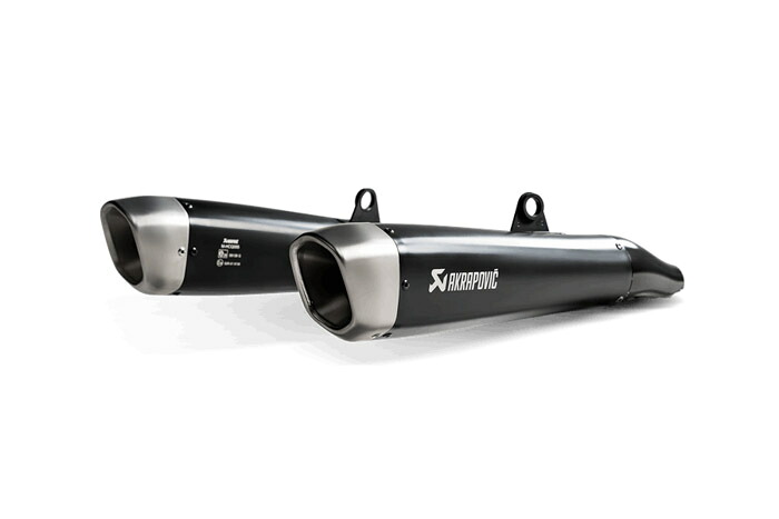 直送品 アクラポビッチ スリップオンライン チタン ブラック EC トライアンフ STREET TWIN(17-20) AKRAPOVIC TRIUMPH S-T9SO2-HCQTBL