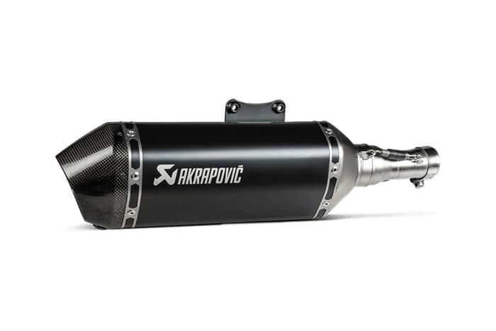 直送品 アクラポビッチ スリップオンライン ステン ブラック EC ベスパ PRIMAVERA 125ie 3V (21-22) Sprint 125ie 3V (21-22) AKRAPOVIC VESPA S-VE125SO3-HZBL