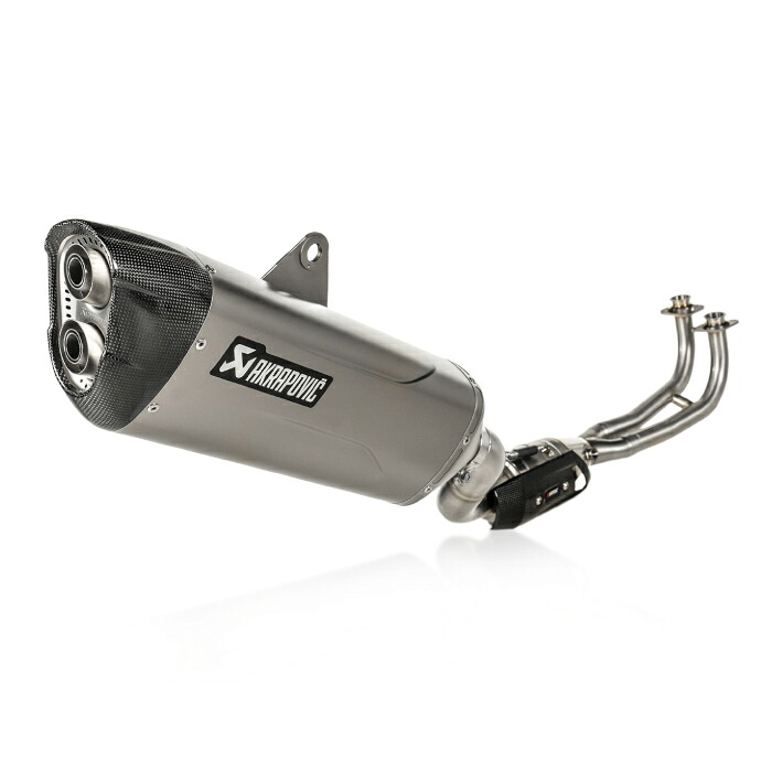 直送品 アクラポビッチ レーシングライン チタン EC/ECE ヤマハ TMAX560 (25) AKRAPOVIC YAMAHA S-Y5R9-HILT|バイク用品の車楽