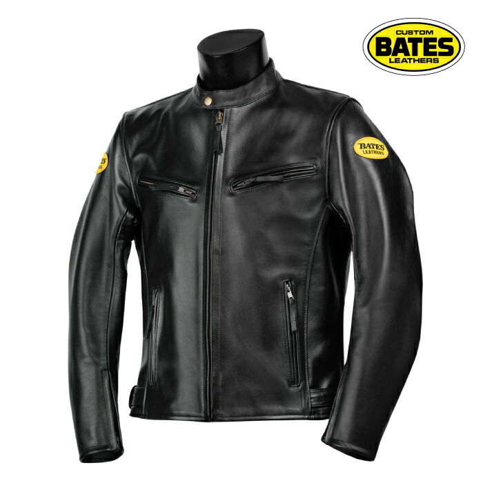 BATES レザージャケット XXL 黒・赤 nolimit-bates_baj-2j-bk-l