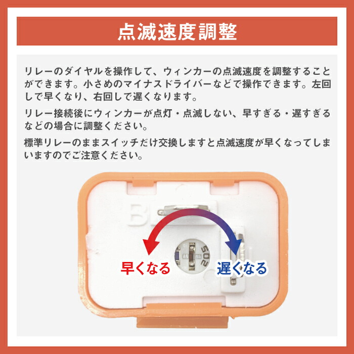 ハザード機能追加キットカスタムウインカースイッチ・リレーセットスーパーカブ110(JA44)・クロスカブ(JA45)用カスタムパーツウィンカースイッチ